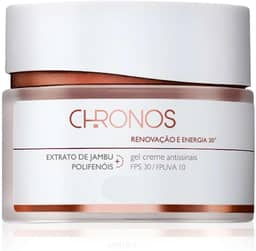 NATURA CHRONOS GEL CREME ANTISSINAIS 30+DIA FPS 30 40G