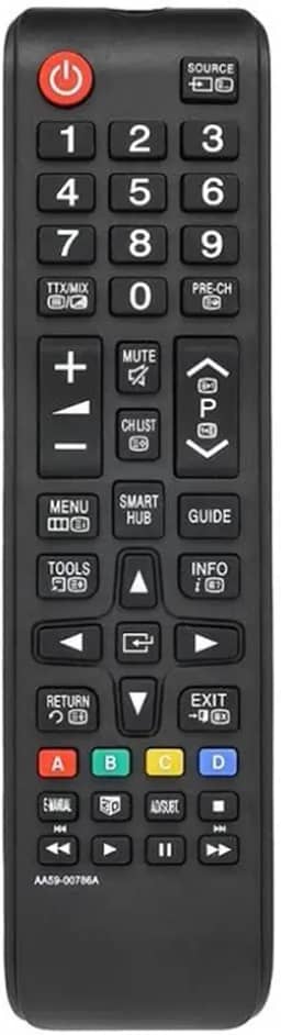 Controle Remoto Universal Compatível com TVs Samsung Premium – Substituição Ideal para Smart, LED, LCD e 3D