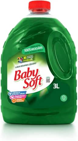 Lava Roupas Líquido Baby Soft Total Max 3l Verde
