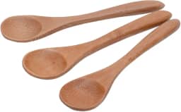 Mimo Style Jogo de Colheres Ecokitchen Feito Inteiramente de Bambu Ecológico. Resistente e Durável. Conjunto Composto Por 3 Pçs de Colheres. Ideal Para Saleiros, Farinheiros, Açucareiros, Entre Outros