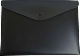 Pasta Envelope A4 Serena com Botão - Preta - Dello (0013.P.0030)