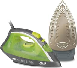 Ferro a Vapor Arno Ecogliss com Base Cerâmica e Modo Economia de Energia, 1200W, Verde, FEC1 110V