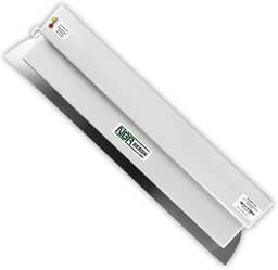 Nauber Desempenadeira Berox 60cm em Aço Inox Nbr Branca Profissional para Acabamento e Nivelamento Massa Corrida e Textura - Branca