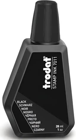 Trodat 55886 28 ml 7011 Tinta para carimbos - Preto