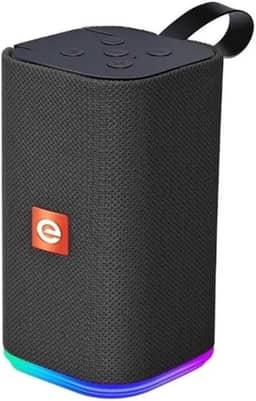 Caixa de Som Bluetooth LED RGB Multimídia Som de Qualidade com Iluminação Colorida e Conectividade Sem Fio (Preto)