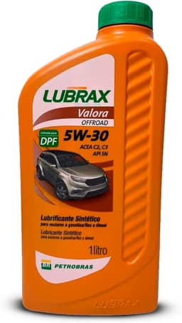 Oleo Lubrax Valora Offroad 5w30 Sintético Diesel Api Sn 1 Litro