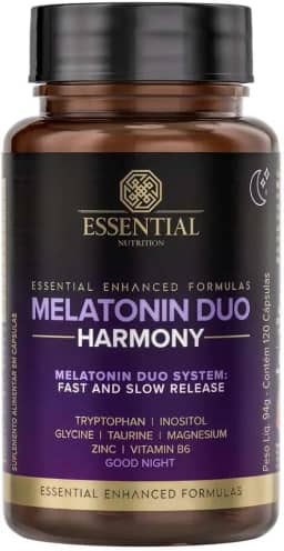 Melatonina Harmony 120Caps - Essential Nutrition