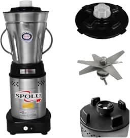Liquidificador Industrial Baixa Rotação Spolu 4L Inox Bivolt
