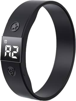 Relógio despertador vibratório, resistente à água, pulseira despertadora silenciosa, lembrete, com 8 alarmes diários