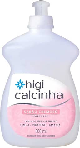 Sabão Cremoso Íntimo Higi Calcinha Softcare 300ml