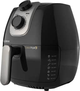 Fritadeira sem Óleo Multifuncional Cook Fryer 2,6 Litros 1250w 110v Preta