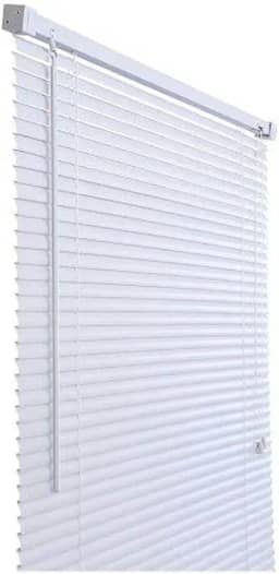 Atlas - Persiana Horizontal de PVC e Lâmina de 25mm, Tamanho 120 x 160 cm, Cor Branca