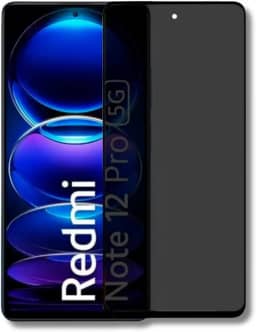 Película De Vidro Privacidade 3D Anti Spy Tela Toda Para Xiaomi (Redmi Note 12 Pro/Note 12 Pro Plus "6.67)