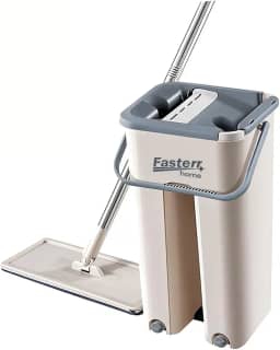 Mop Flat Esfregão Rodo E Balde Multiuso 2 Refil Fasterr Tools