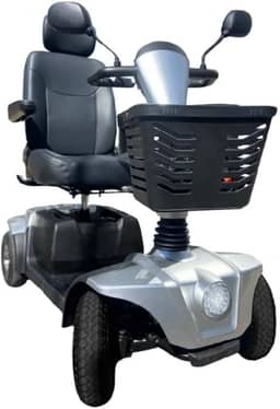 Scooter Elétrica CS Dobrável até 150Kg Assento 45cm Dellamed