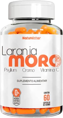 Laranja Moro Extrato Original 500mg 60 Cápsulas - Natunéctar