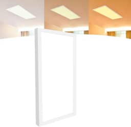 Luminaria Plafon De Led 30x60 Sobrepor 40w Luz Forte (Branco Neutro)