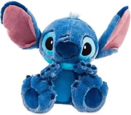 Disney - Pelúcia Stitch Big Feet 30cm, Azul