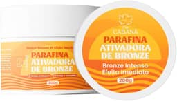 Parafina Ativadora de Bronze Fio Cabana 200g Bronze Intenso Marquinha Rápida Pele Iluminada