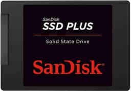 SanDisk SSD Plus, 240GB, SATA, Leitura 530MB/s, Gravação 440MB/s, SDSSDA-240G-G26, Preto