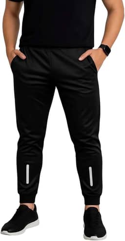 Calças Masculina Jogger Para Academia Treino de Lycra Com Costura Reforçada Com Ziper nos Bolsos Calça Chimpa