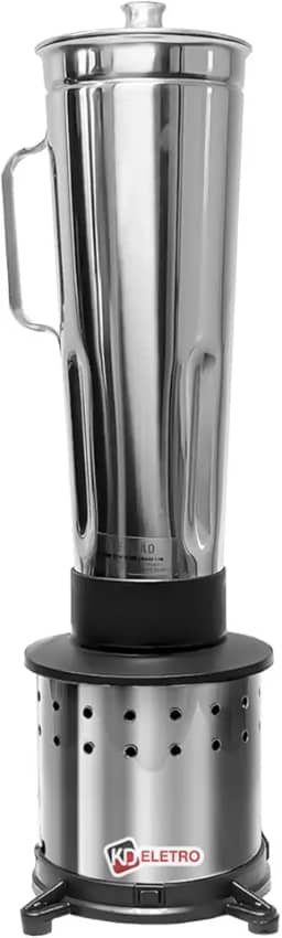 Liquidificador Industrial Alta Rotação 4 LITROS Prata com Jarra de Aço Inoxidável 110v Cozinhas