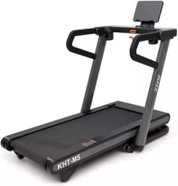 Esteira Elétrica Profissional KHT - M5-4HP Dobrável com Inclinação Automática e Declive – Painel LED e Suporte até 150kg - 110V