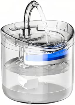 Bebedouro para Gato com Bomba - 2.0L Água Circulante Automática, Silenciosa, Volume Ajustável e Filtrada, Hidratação Saudável para Pets Domésticos (Cartucho de filtro)