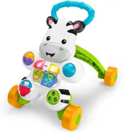 Fisher-Price Brinquedo para Bebês Apoiador Zebra para crianças a partir de 6 meses