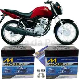 Bateria De Moto Moura Original Top Cg 150 Start 2005 À 2016
