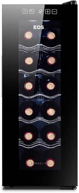 Adega Climatizada Eletrônica Eos 12 Garrafas Eae12 Bivolt