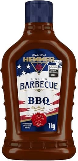 Hemmer Molho Barbecue Squeeze 1Kg