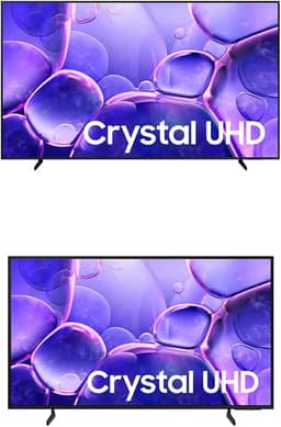 Samsung Combo Smart TV 85" UHD 4K U8100F + Samsung Smart TV 50" UHD 4K U8100F