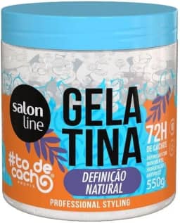 SALON LINE GELATINA TODECACHO DEFINICAO NATURAL 550G
