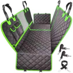 Capa Impermeável para Proteção Completa dos Bancos do Carro – Ideal para Pets, Resistente a Águas e Sujeira, Facilidade de Limpeza e Durabilidade (Verde)