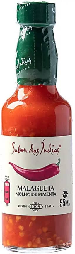 Sabor das Índias Mini Molho De Pimenta Malagueta
