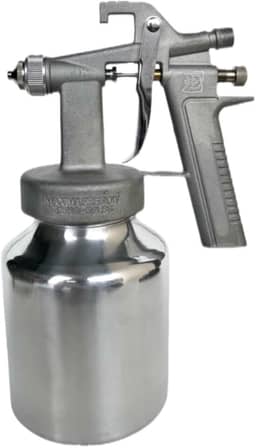 Pistola Pintura Ar Direto Caneca De Alumínio Bico 1,3 mm