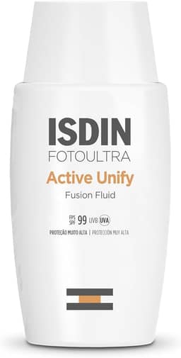 Protetor Solar e Clareador Facial ISDIN Active Unify FPS 99 - 50ml