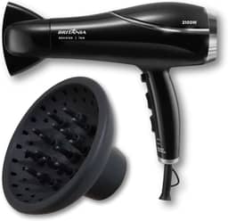 Secador de Cabelo Britânia 2100W Íons Bivolt BSC2150 com Difusor de Cachos