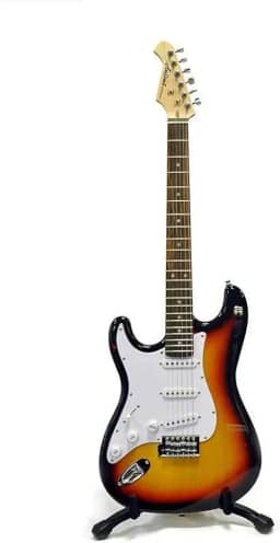 Guitarra STG-003/M LH 3 Tone Sunburst (para canhoto) Aria