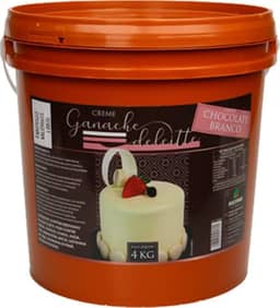 Cobertura Ganache Chocolate Branco 4Kg Dleite - Festpan