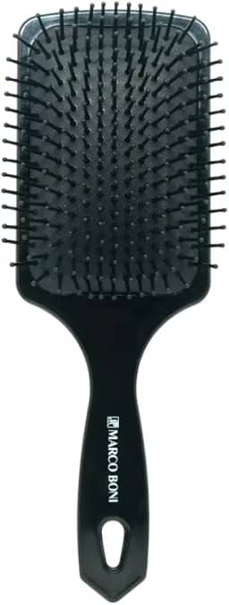 Marco Boni, Escova Raquete Nylon Pin Uso Diario Pro School Preta, 7494, Marco Boni, Preta, 1 Unidade.