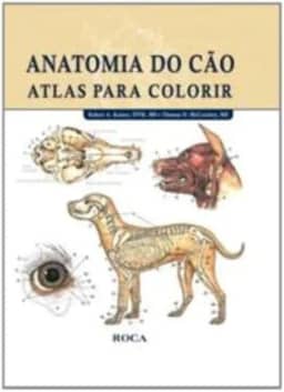 Anatomia do Cão - Atlas para Colorir