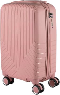 Mala de bordo em Polipropileno 4 rodas 360º - AeroMalas Sérvia (Rose)