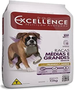 Ração Excellence Senior para Cães com mais de 7 anos- 15KG