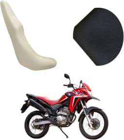 Kit Reparo Banco de Moto Espuma + Capa Preta (XRE 300-09/21)