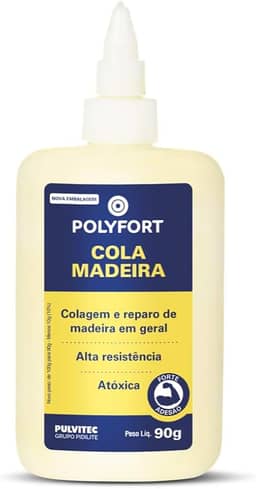 Cola Madeira 1x90G, Pulvitec 443840, Branco