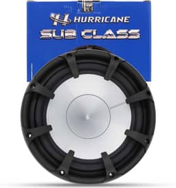 Subwoofer Class 8" Polegadas Hurricane 200W RMS Telado