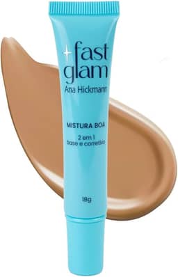 Mistura Boa Base 2 em 1 – Claro 3 – Ana Hickmann – Base e corretivo 2 em 1 com textura leve e acabamento natural