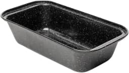 LYOR - Forma para Pão Antiaderente de Aço Carbono Granilite Preta 25,5cm x 13cm x 6cm